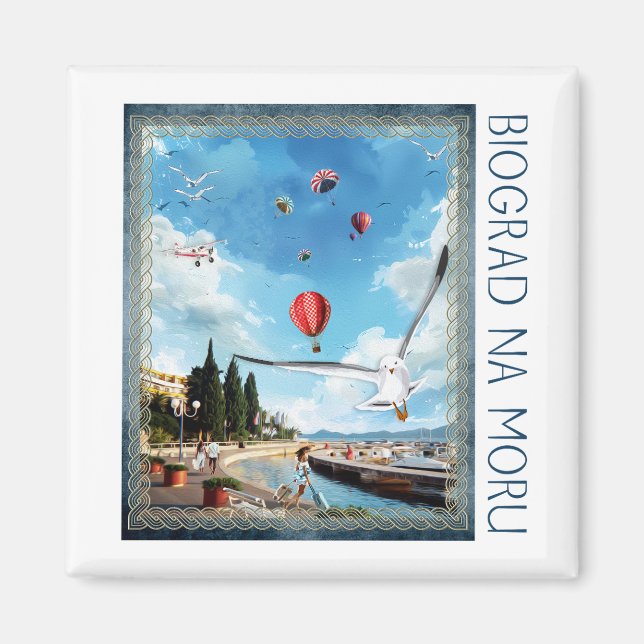 Biograd na moru 4 magnet (Front)