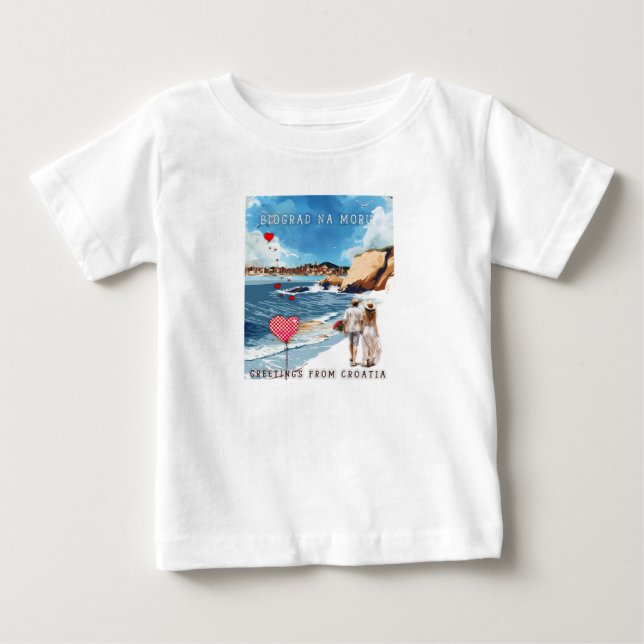 Biograd na moru 5 baby T-Shirt (Front)