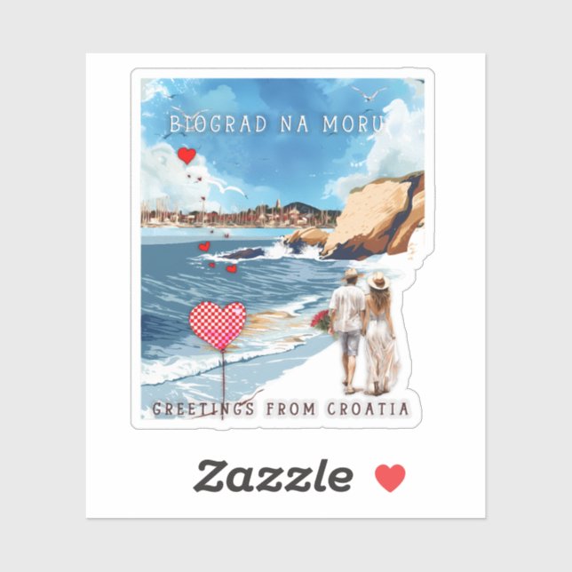Biograd na moru 5 sticker (Sheet)