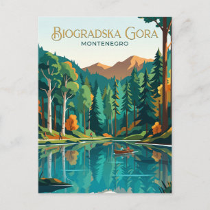 Biogradska Gora National Park Montenegro Postcard