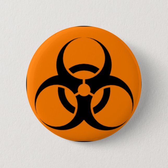 Biohazard 05 pinback button (Front)