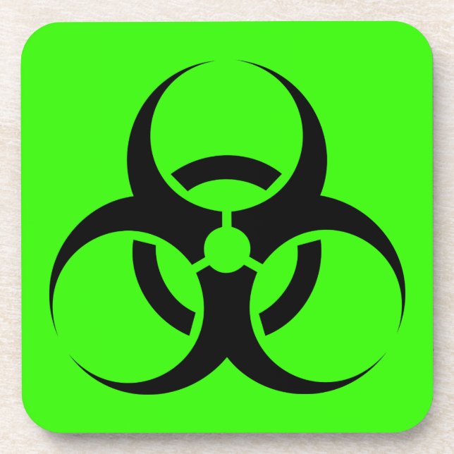 Biohazard Beverage Coaster (Front)