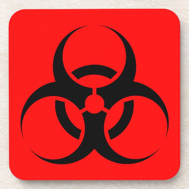 Biohazard Beverage Coaster (Front)