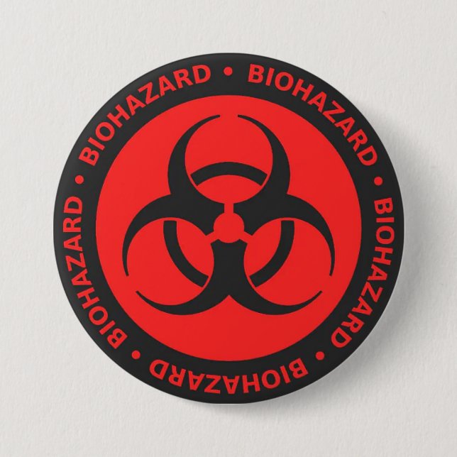 biohazard button (Front)