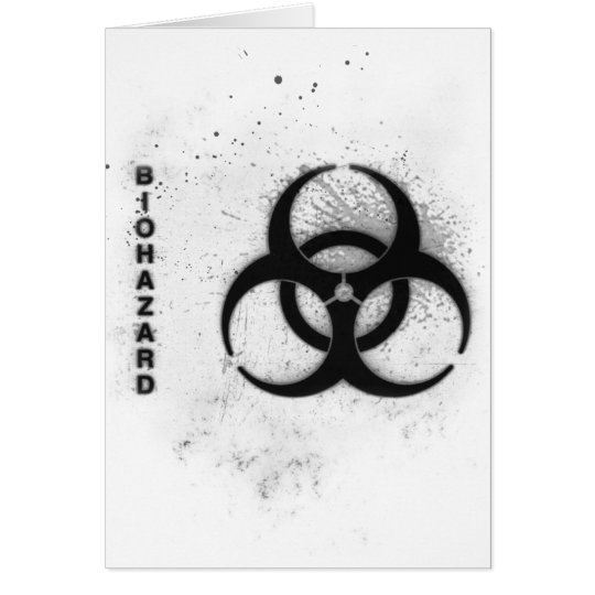 biohazard card