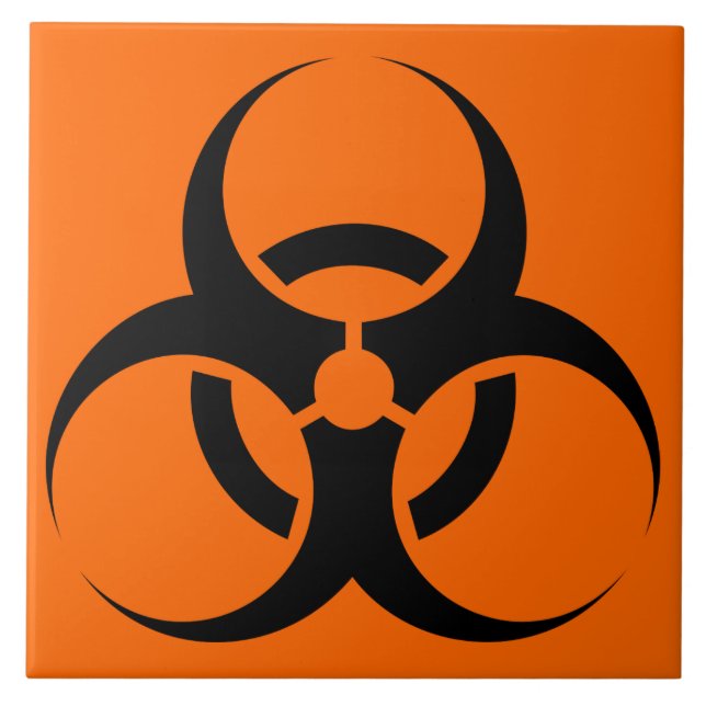 Biohazard Ceramic Tile (Front)