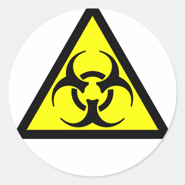 Biohazard Classic Round Sticker (Front)