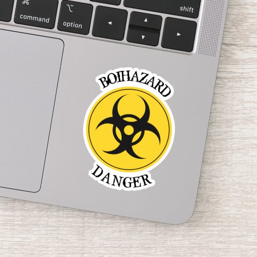 Biohazard Danger Sign Sticker