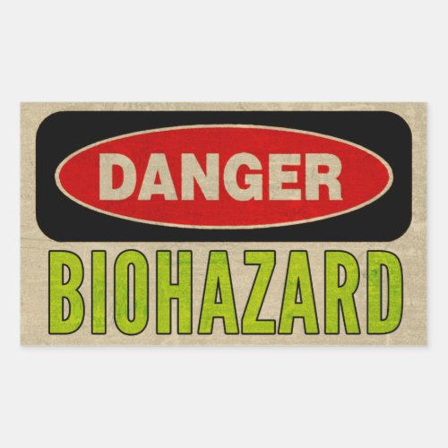 Biohazard Danger Stickers