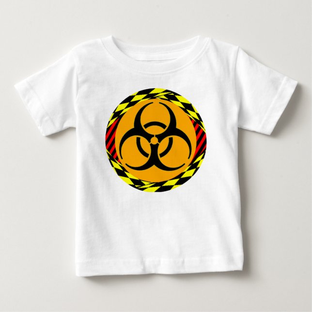 Biohazard Design by Kenneth Yoncich Baby T-Shirt (Front)