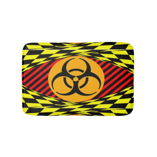 Biohazard Design by Kenneth Yoncich Bathroom Mat