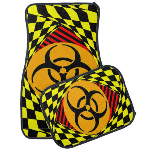 Biohazard Design by Kenneth Yoncich Car Mat