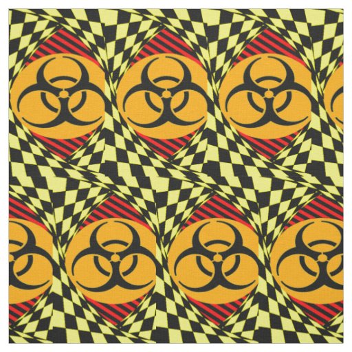 Biohazard Design by Kenneth Yoncich Fabric