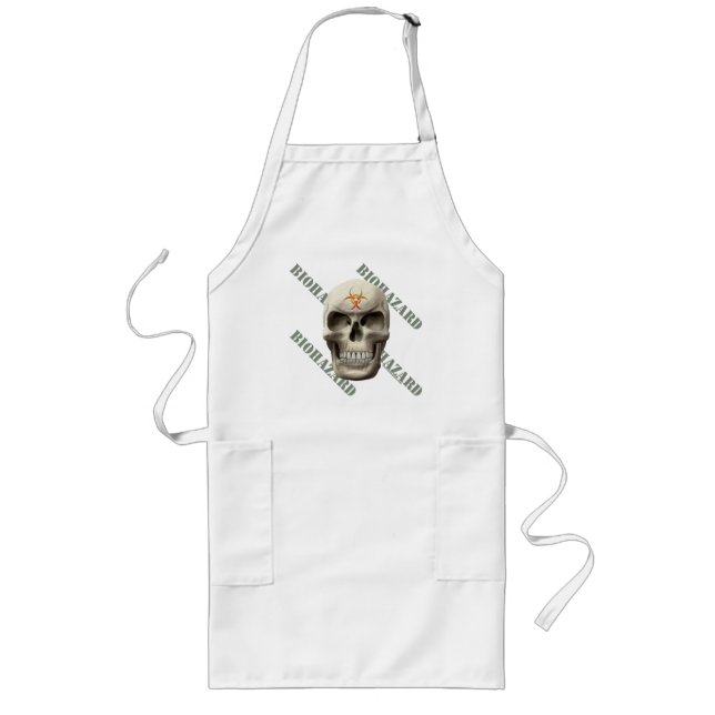 Biohazard Evil Skull Long Apron (Front)