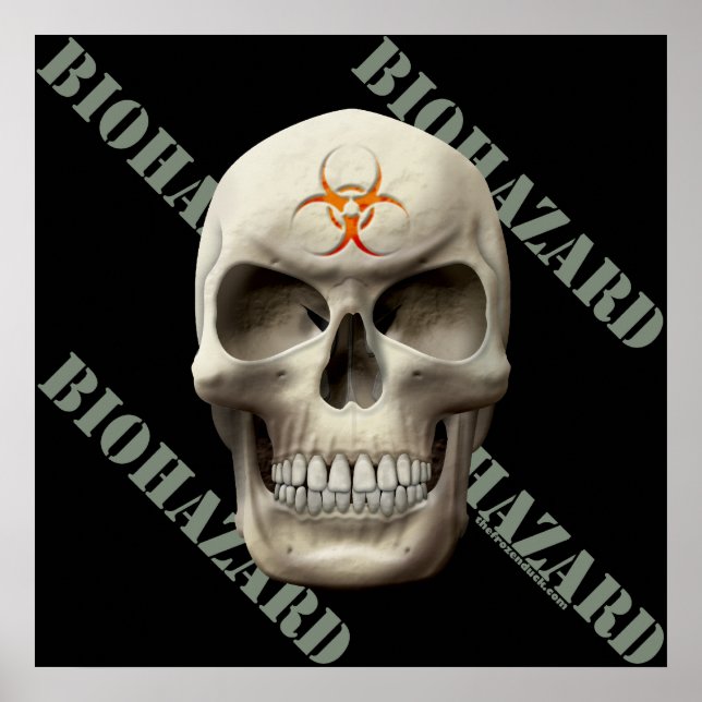 Biohazard Evil Skull Poster (Front)