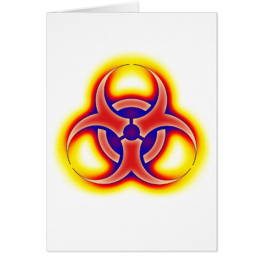 Biohazard Glow Card