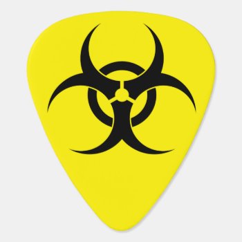 Biohazard Guitar Pick by images2go at Zazzle