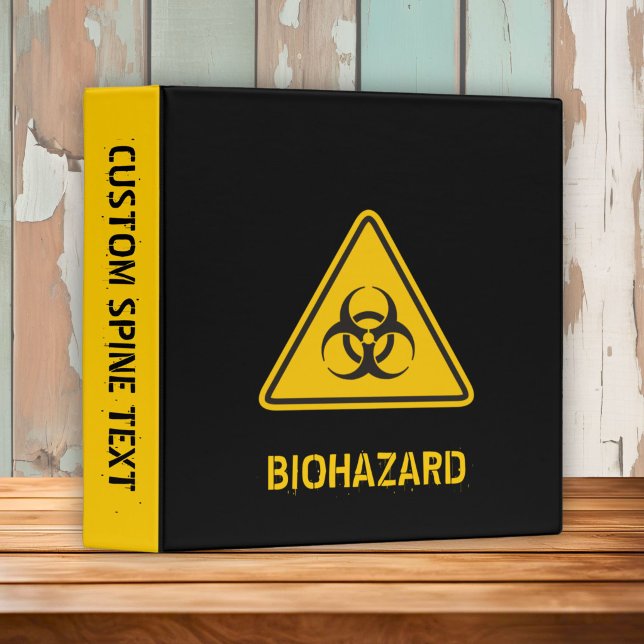 Biohazard Icon 3 Ring Binder (Creator Uploaded)