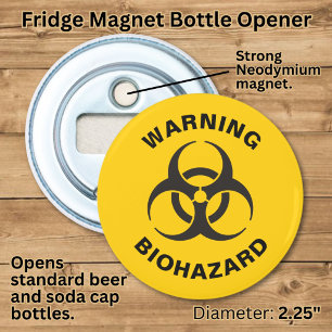 Biohazard Icon Bottle Opener