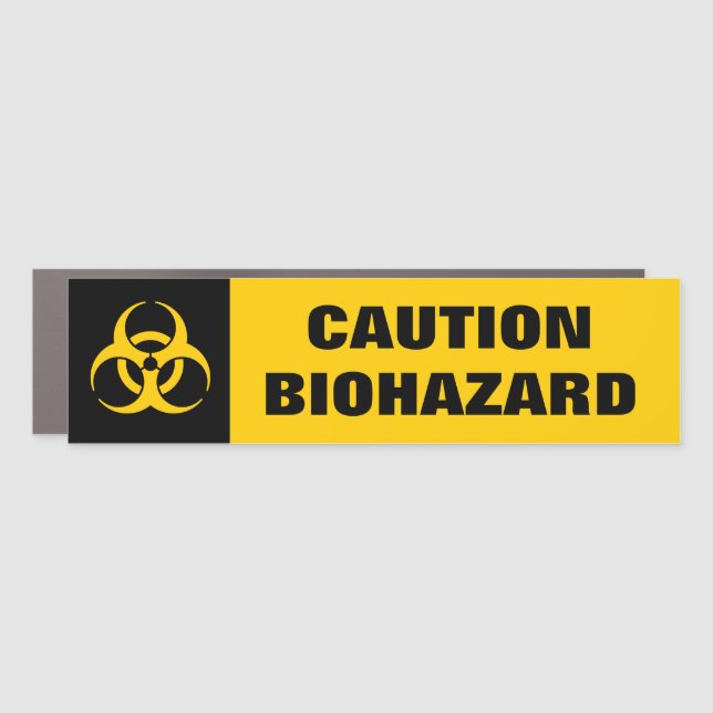 Biohazard Icon Car Magnet (Front)