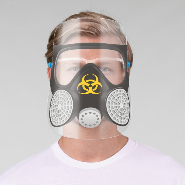 Biohazard Icon Face Shield (Insitu)