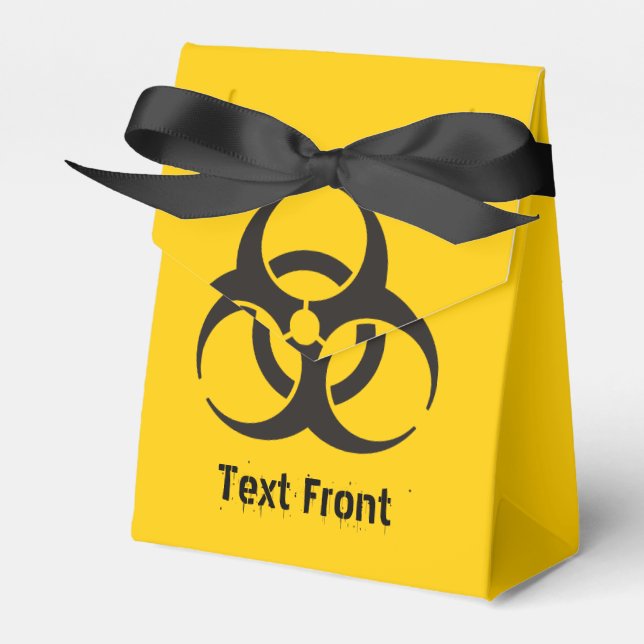 Biohazard Icon Favor Boxes (Front Side)