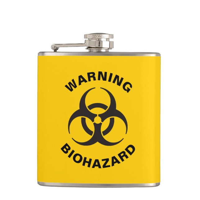 Biohazard Icon Flask (Front)