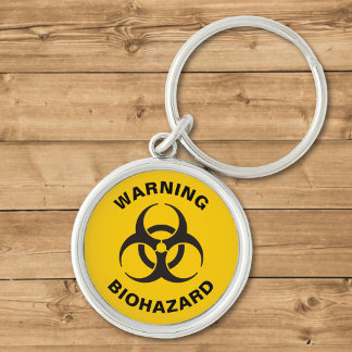 Biohazard Icon Keychain