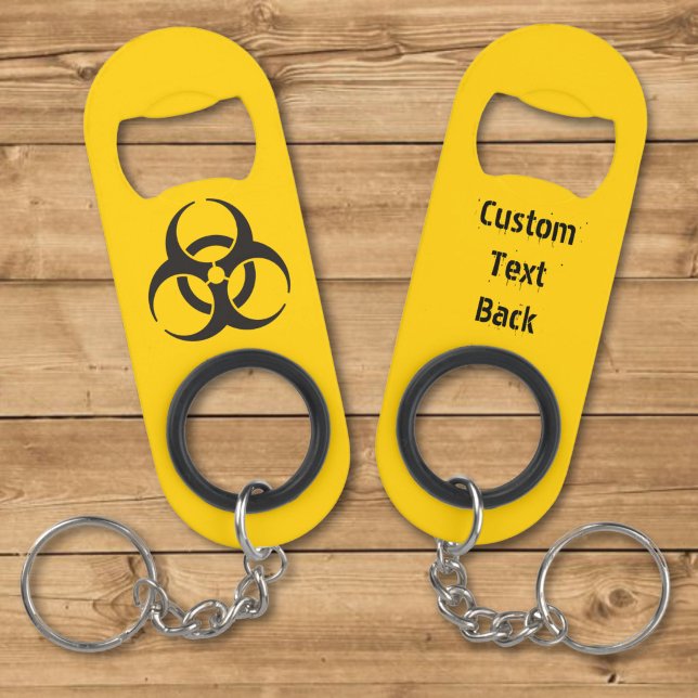Biohazard Icon Keychain Bottle Opener (Creator Uploaded)