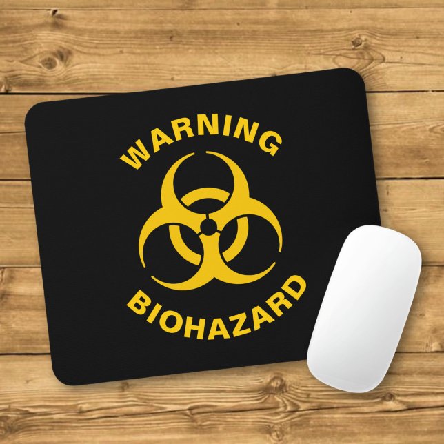 Biohazard Icon Mouse Pad (Creator Uploaded)
