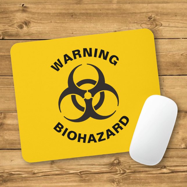 Biohazard Icon Mouse Pad (Creator Uploaded)