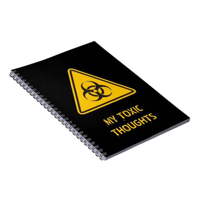 Biohazard Icon Notebook (Right Side)