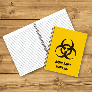 Biohazard Icon Notebook