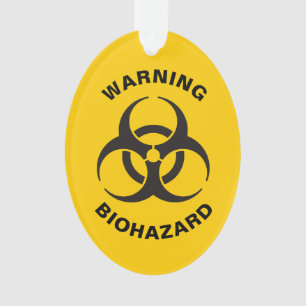 Biohazard Icon Ornament