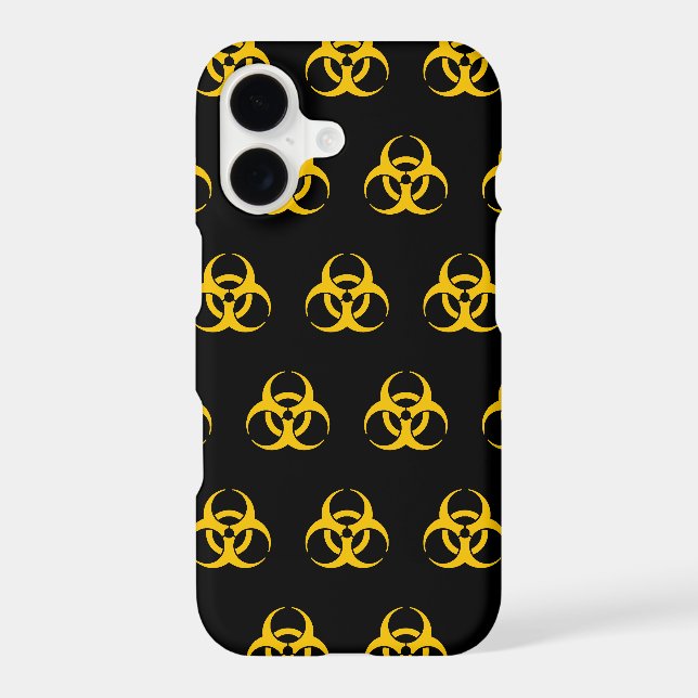Biohazard Icon Pattern Case-Mate iPhone Case (Back)