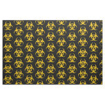 Biohazard Icon Pattern Fabric