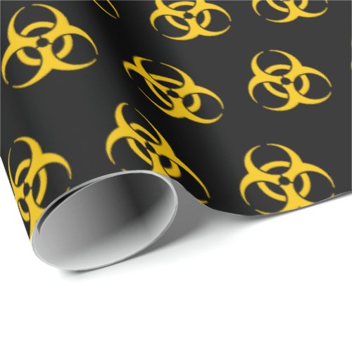 Biohazard Icon Pattern Wrapping Paper