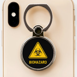 Biohazard Icon Phone Ring Stand
