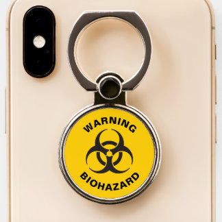 Biohazard Icon Phone Ring Stand