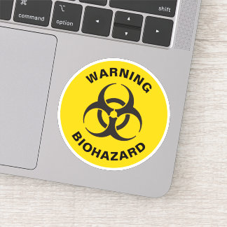Biohazard Icon Sticker