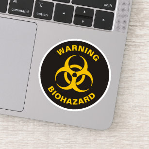 Biohazard Icon Sticker