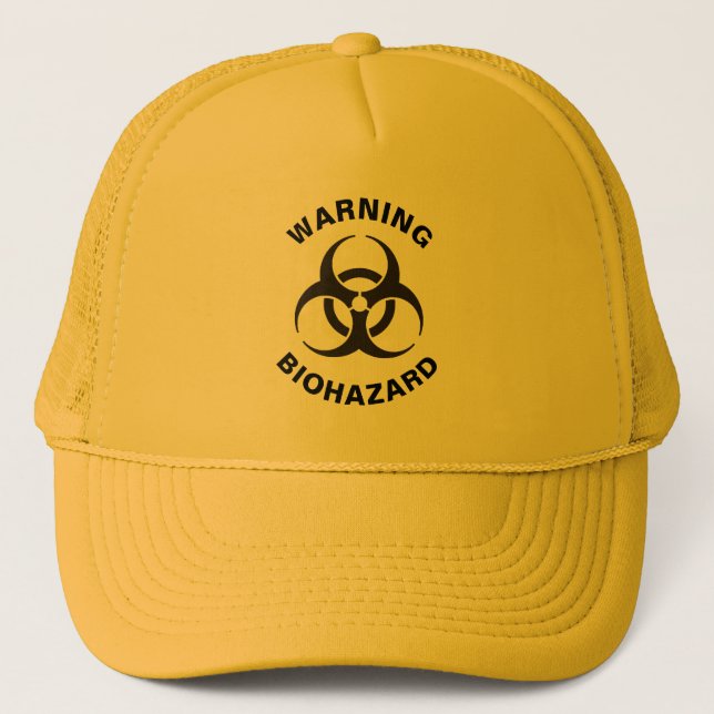 Biohazard Icon Trucker Hat (Front)