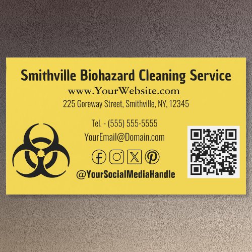 Biohazard Industry _ Magnetic Business Card
