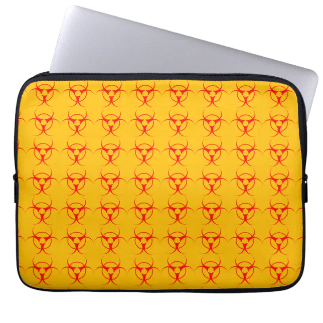 Biohazard Laptop Case Biohazard GMO Laptop Sleeve- | Zazzle