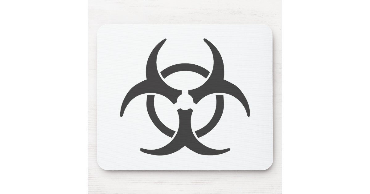Biohazard Mouse Pad | Zazzle