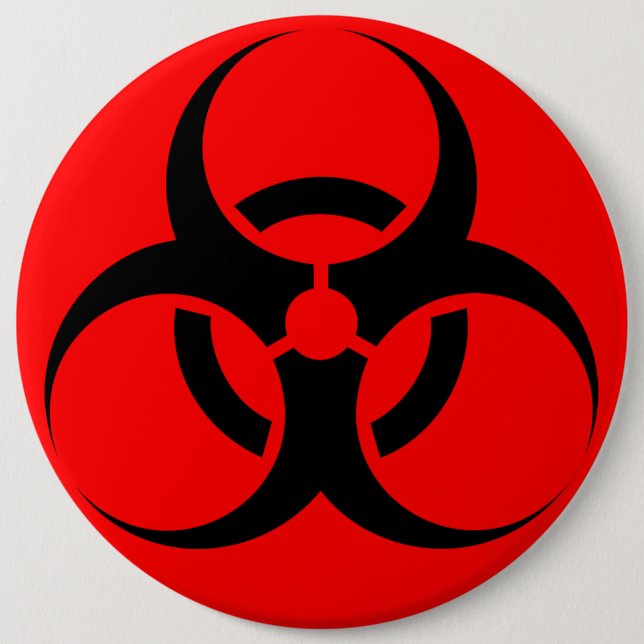 Biohazard Pinback Button (Front)