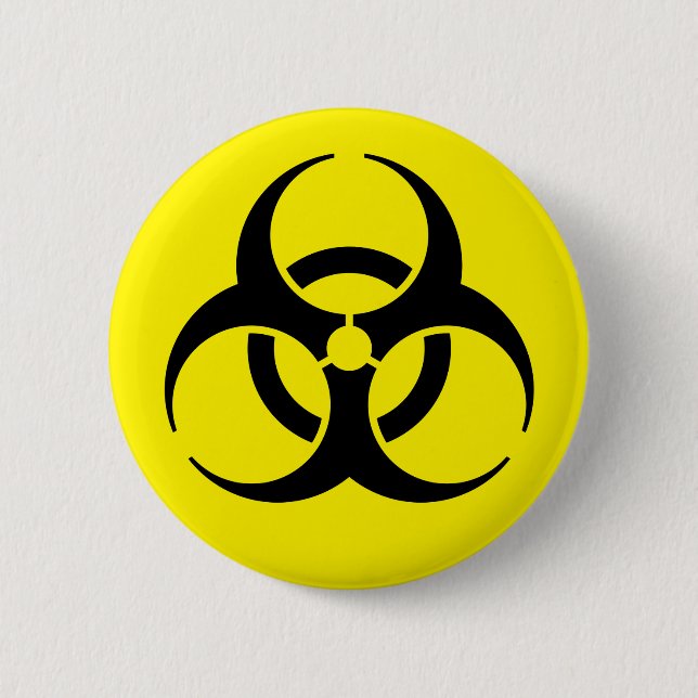 Biohazard Pinback Button (Front)