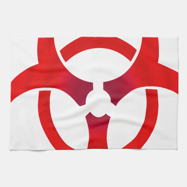 Biohazard - RED Towel (Horizontal)