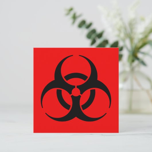 Biohazard Symbol (Standing Front)