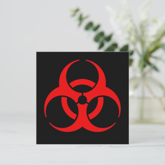 Biohazard Symbol (Standing Front)